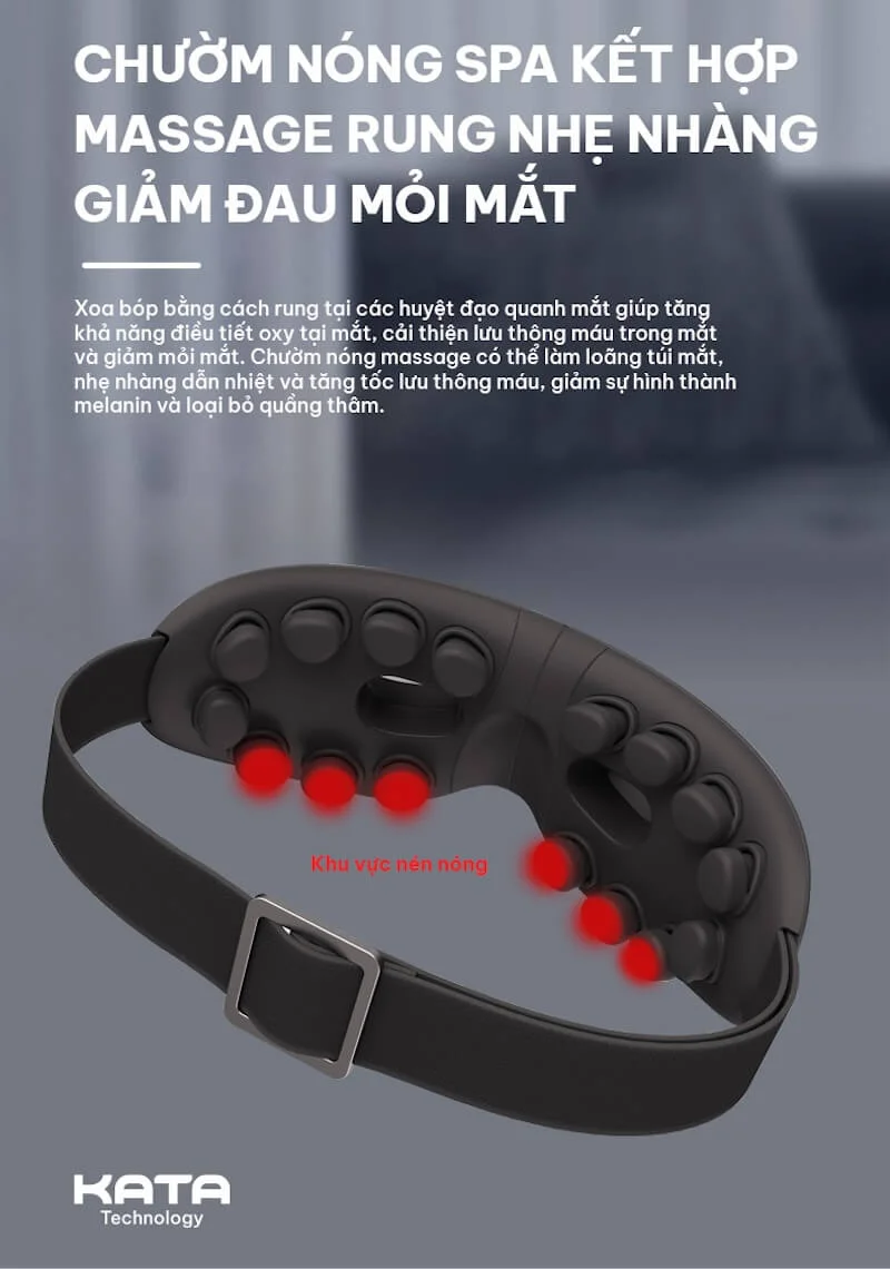Máy massage mắt KATA ME80, bảo hành chính hãng