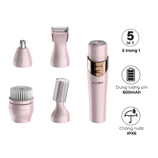 Máy tỉa lông Magic A-51 3W 600mAh IPX6 – Máy tỉa lông đa năng chống nước, sạc USB