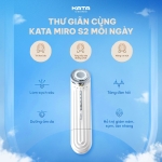 Máy điện di tinh chất chăm sóc da mặt KATA Miro S2 – Nâng cơ, thẩm thấu serum, làm sáng da tại nhà