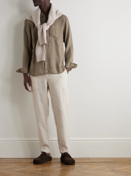 Sơ Mi Linen Nam Thấm Hút Tốt: Chất Liệu Linen 100% Thoáng Mát Lý Tưởng Cho Mùa Hè