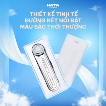 Máy điện di tinh chất chăm sóc da mặt KATA Miro S2 – Nâng cơ, thẩm thấu serum, làm sáng da tại nhà