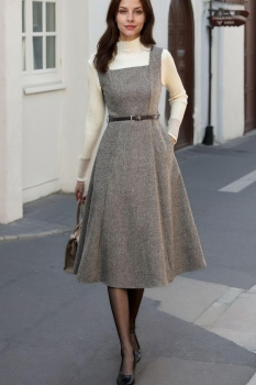 Váy Suông Công Sở Thanh Lịch: Giải Pháp Hoàn Hảo Che Khuyết Điểm Bụng Tốt Nhất