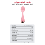 Máy rửa mặt Magic B-41 1.2W IPX5 – Máy rửa mặt massage da, chống nước tiện lợi